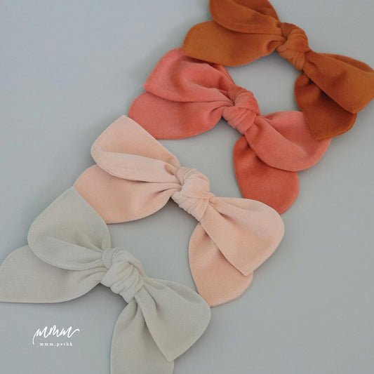 Terracotta Velvet Bows