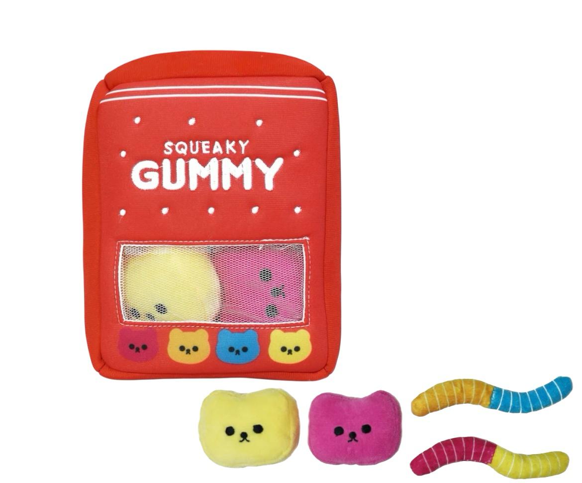 SQUEAKY GUMMY BEAR // nosework toy