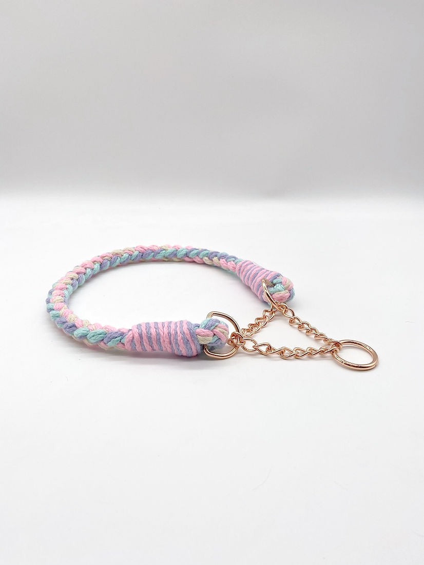 UNICORN MACRAME // martingale collar