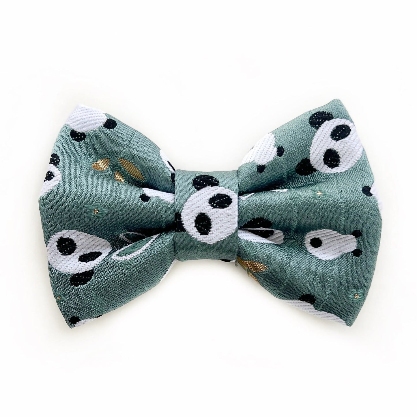 JAPANESE BROCADE PANDA // bow
