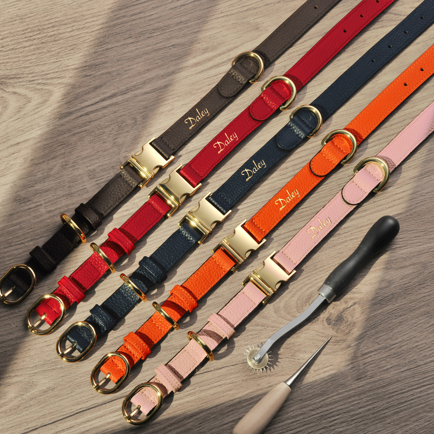 Handcrafted Leather Collar
