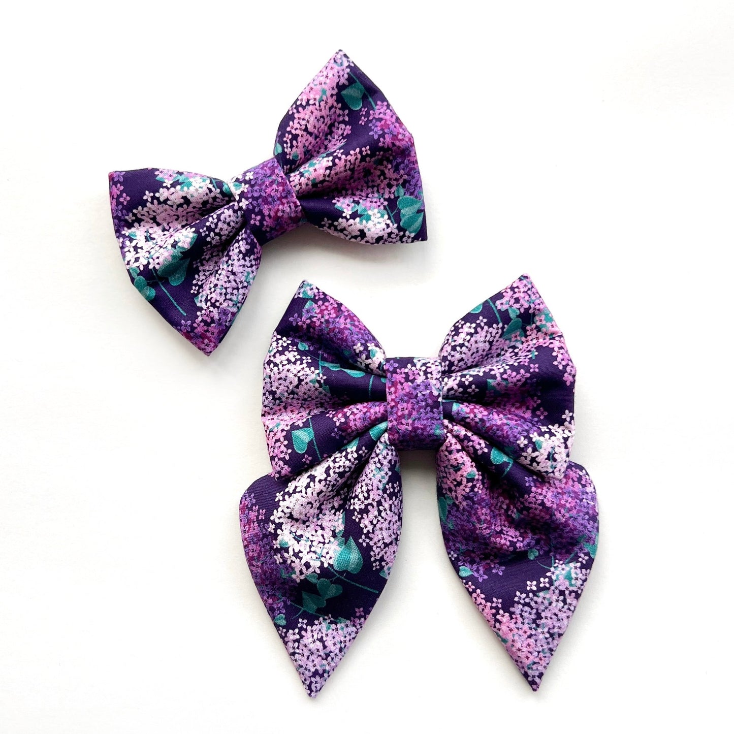 PURPLE HYDRANGEA // bow