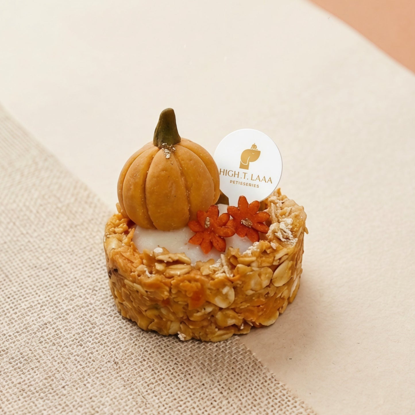 SALMON PUMPKIN TART // pet cake
