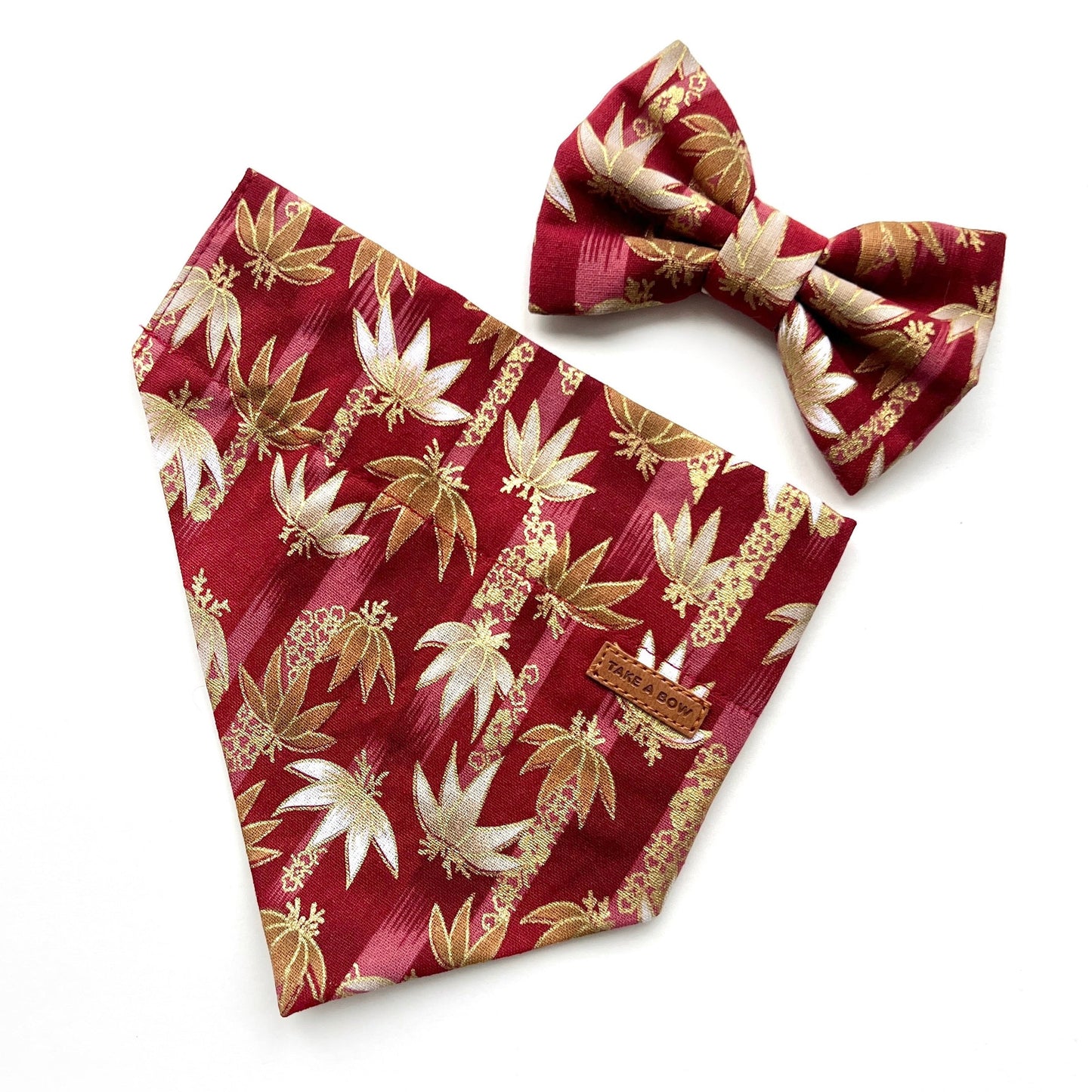 BAMBOO CHIKURIN RED // bandana