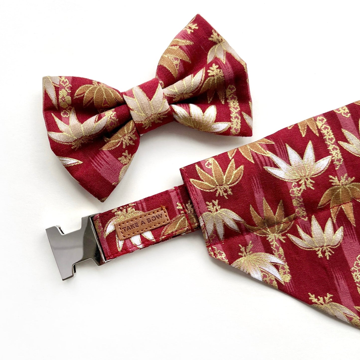 BAMBOO CHIKURIN RED // bandana
