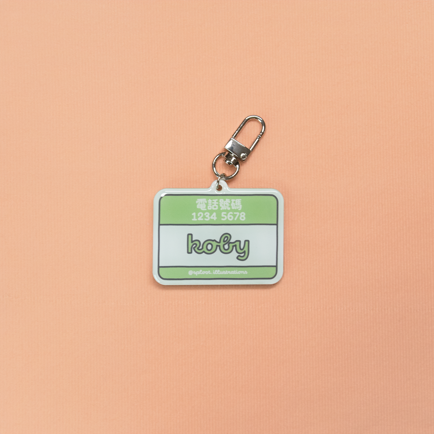 HELLO, MY NAME IS // acrylic tag