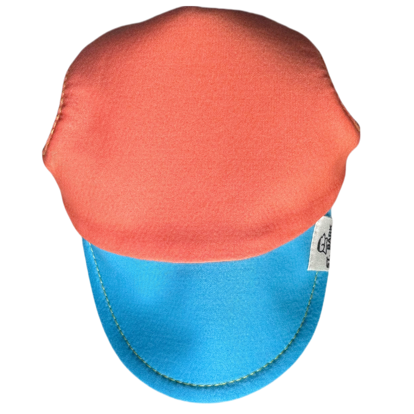 Happy Tangerine x Oceana Blue // dog hat