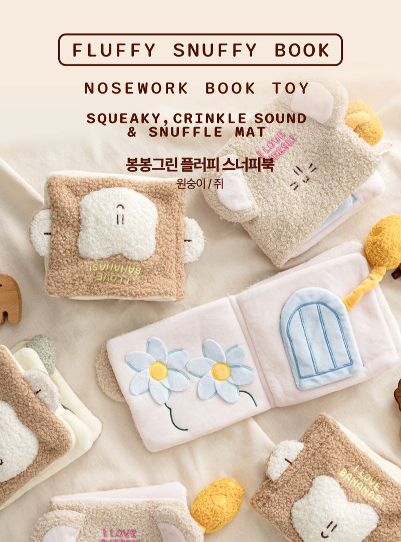 MOUSE FLUFFY SNUFFY // nosework book toy