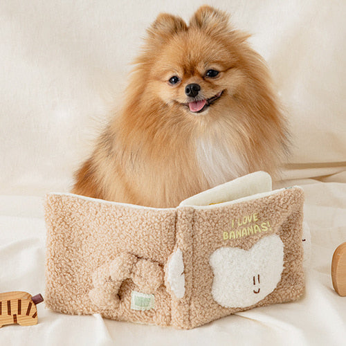 MONKEY FLUFFY SNUFFY // nosework book toy