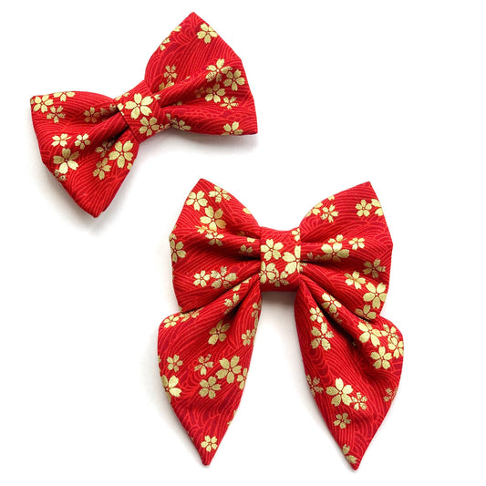 KIMONO RED // bow