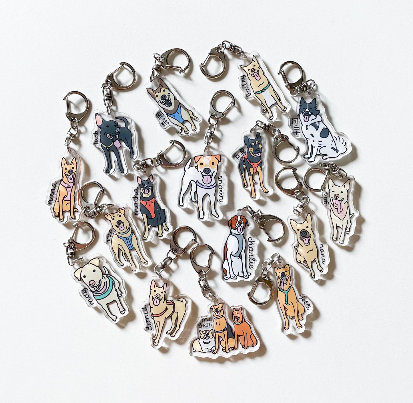 KEYCHAIN // acrylic tag