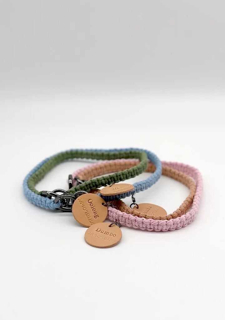 Macrame house collar