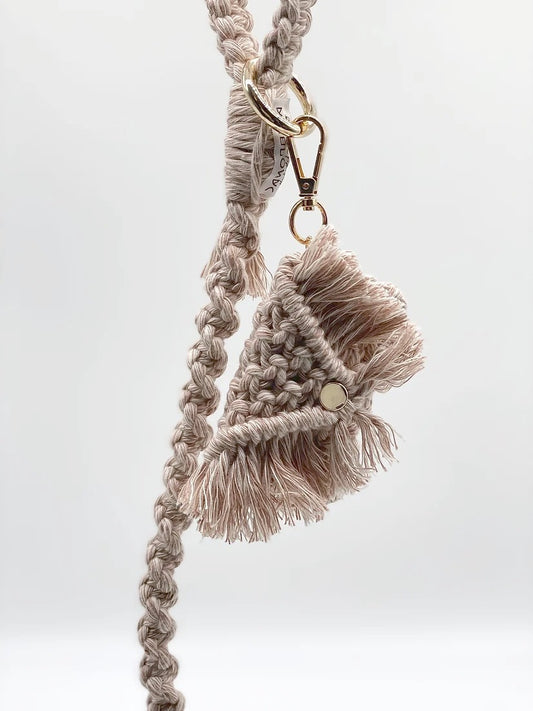Macrame Poop Bag Holder