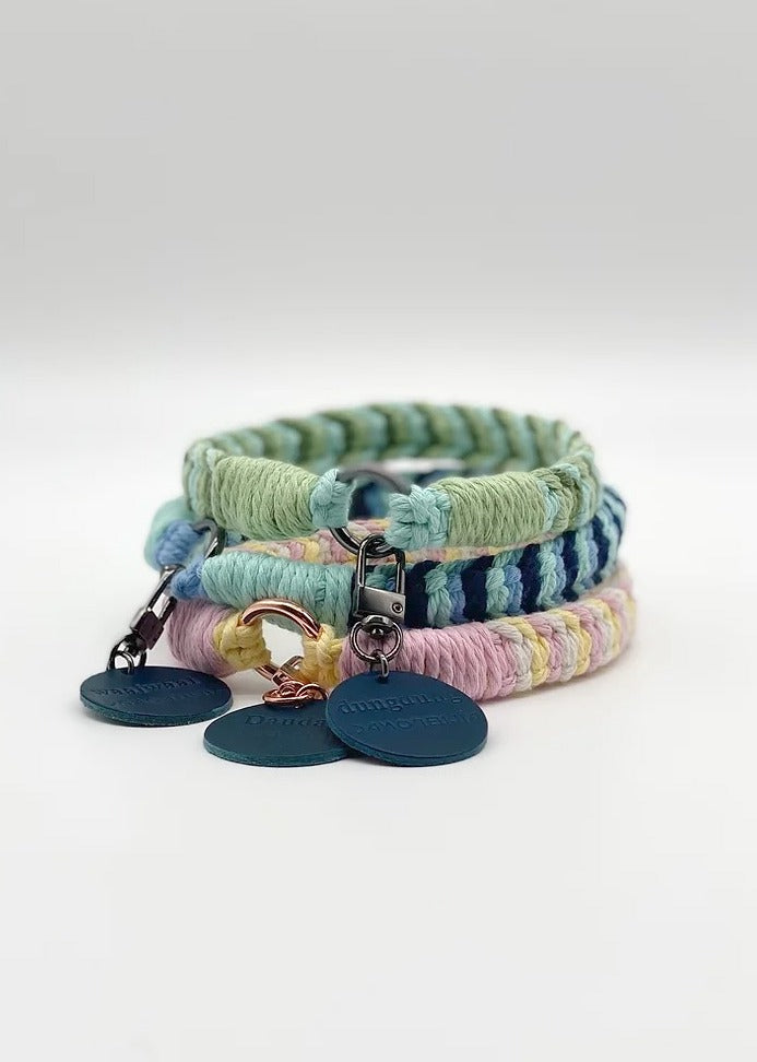 Macrame house collar