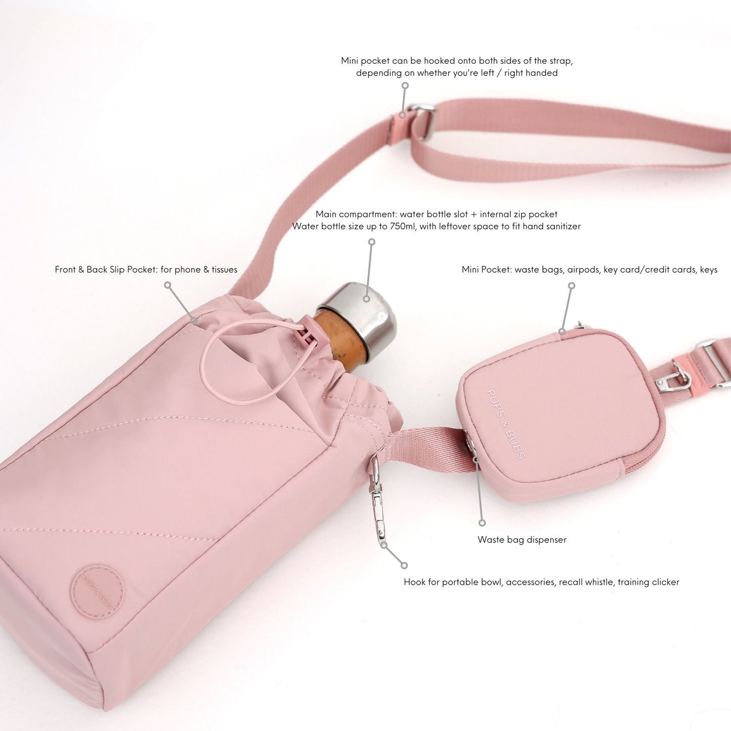 AMBLE (original) // bottle bag