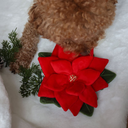 SNUFFLE POINSETTIA // nosework toy