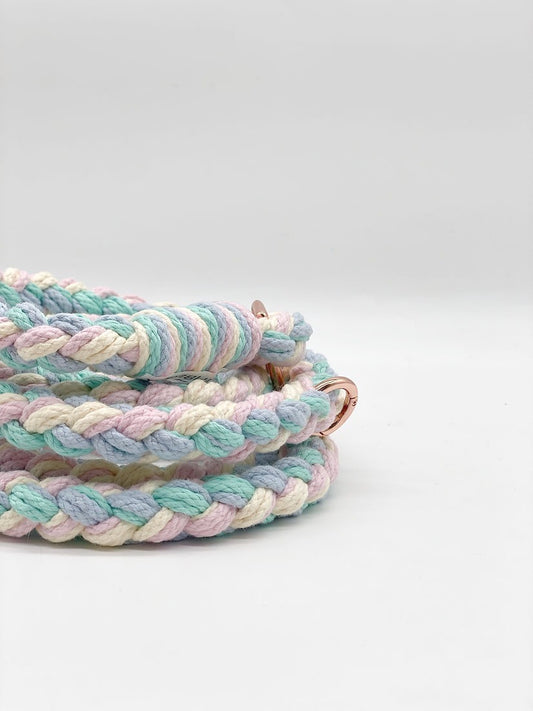 Unicorn Macrame // crossbody leash