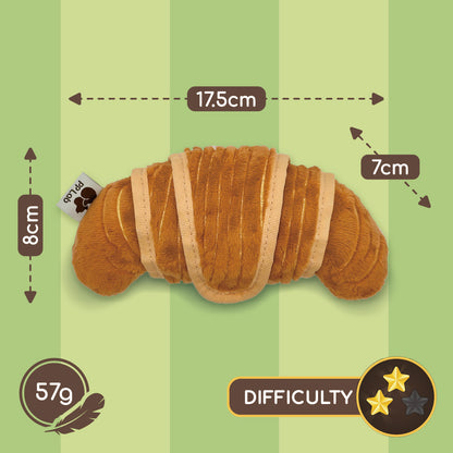 CROISSANT // snuffle toy