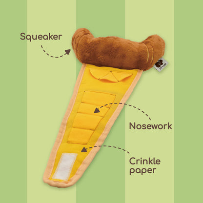 CROISSANT // snuffle toy