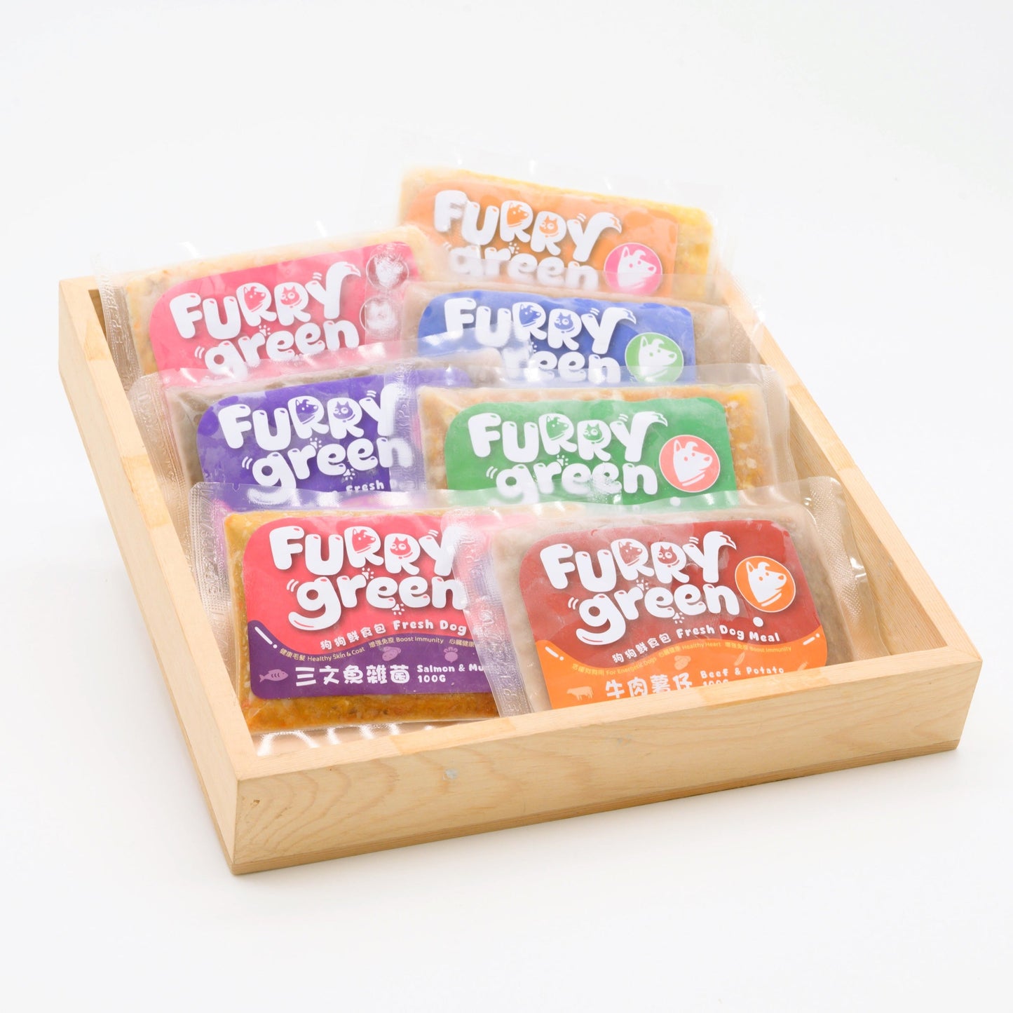 Furry Green Mix Fresh Food Pack for Dogs (Subscription)
