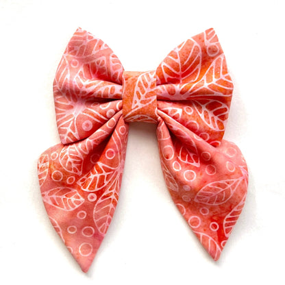 CORAL BATIK // bow