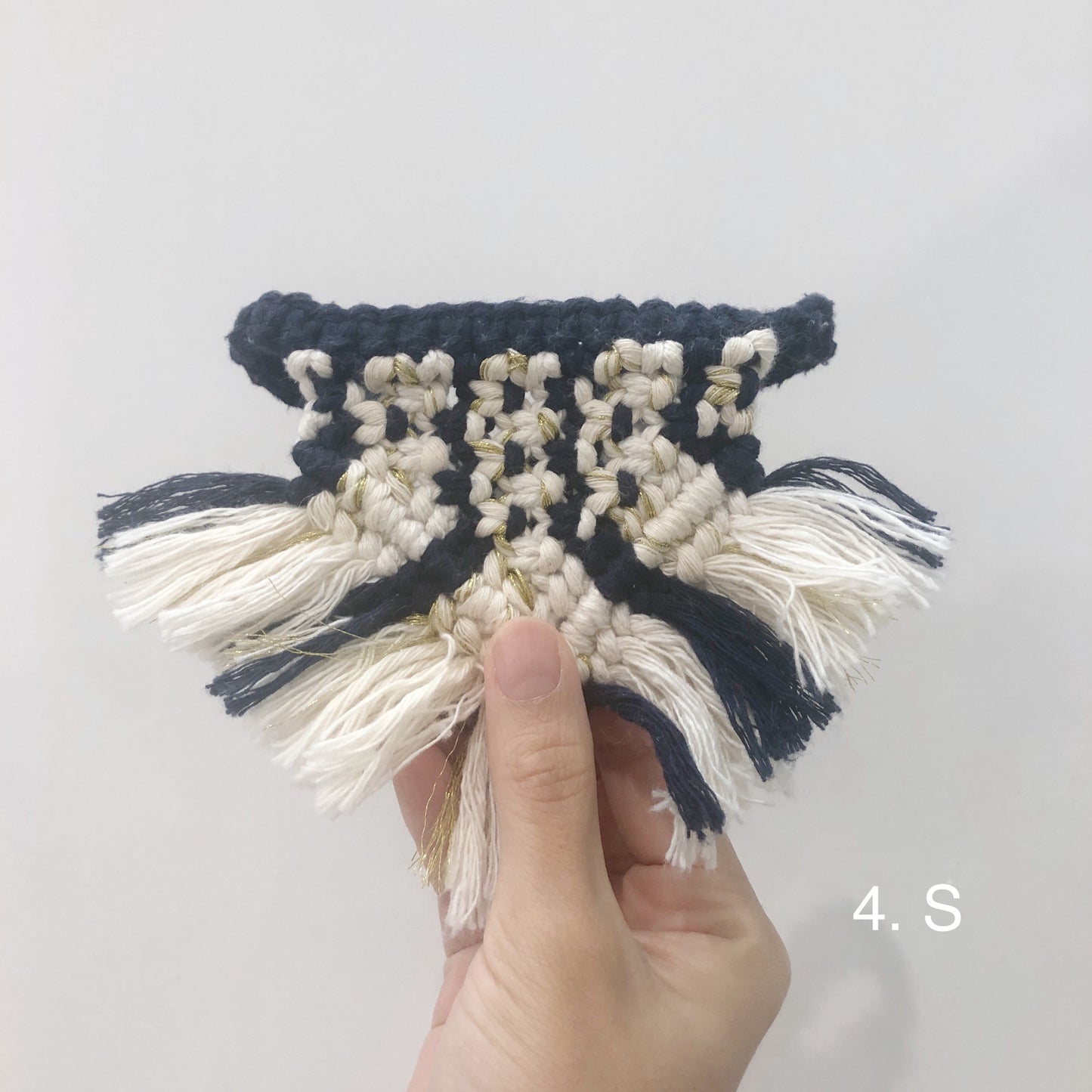 Glitter Macrame Bandana (sample sale)