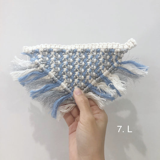 Glitter Macrame Bandana (sample sale)