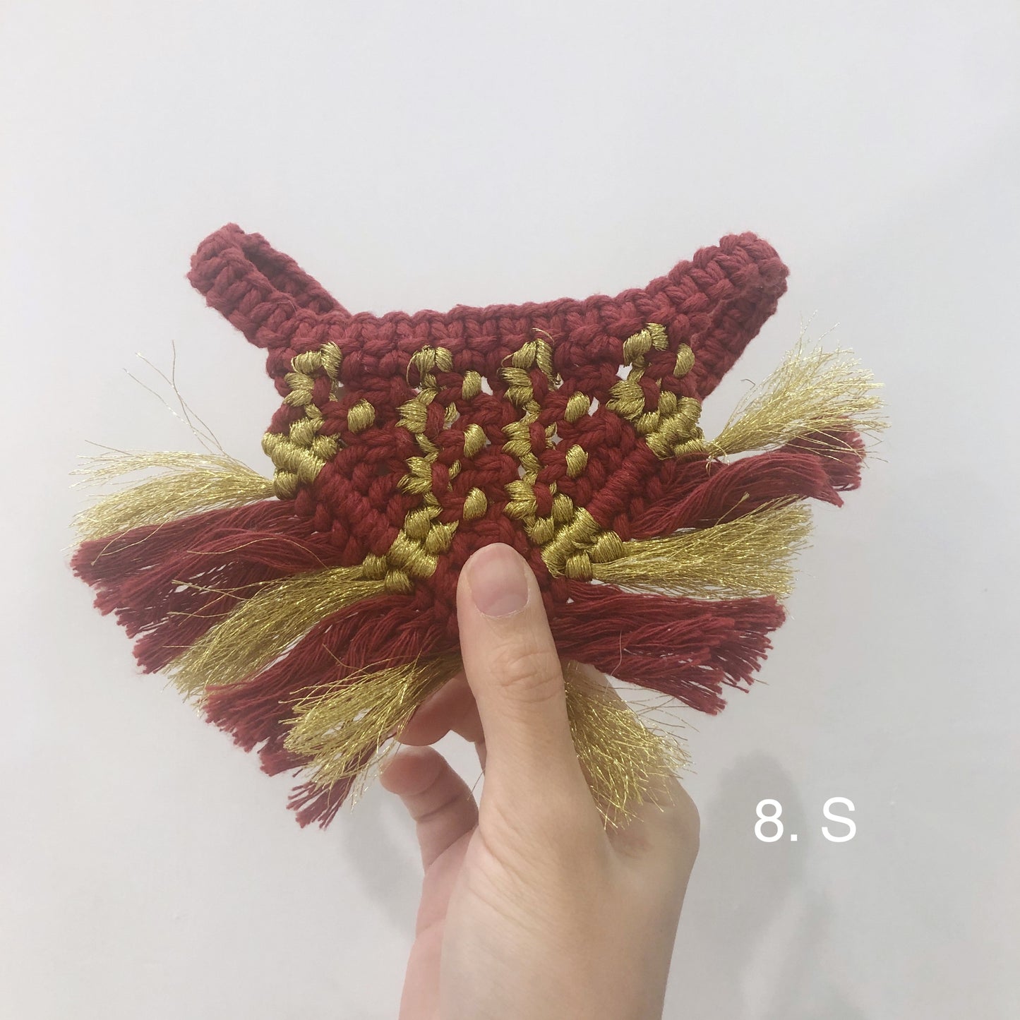 Glitter Macrame Bandana (sample sale)