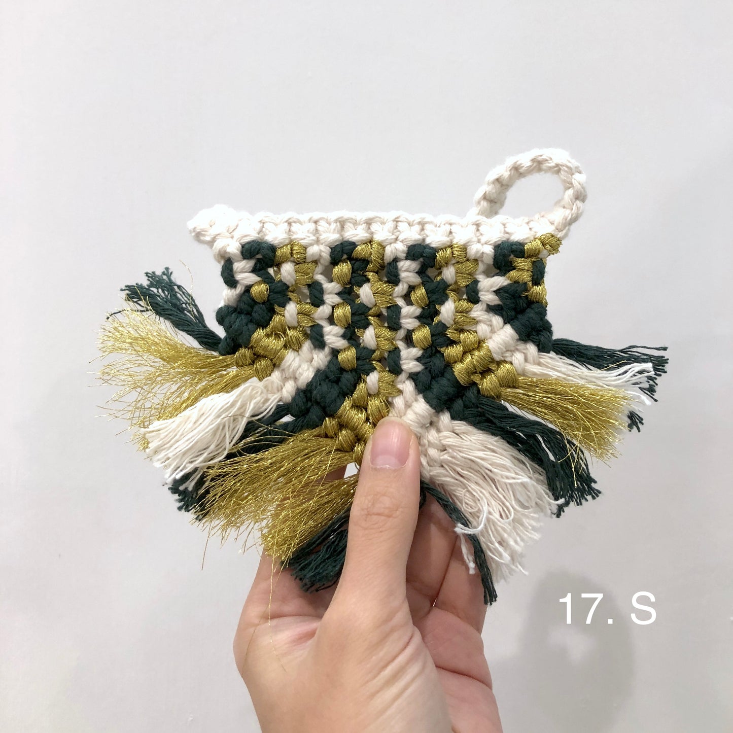 Glitter Macrame Bandana (sample sale)