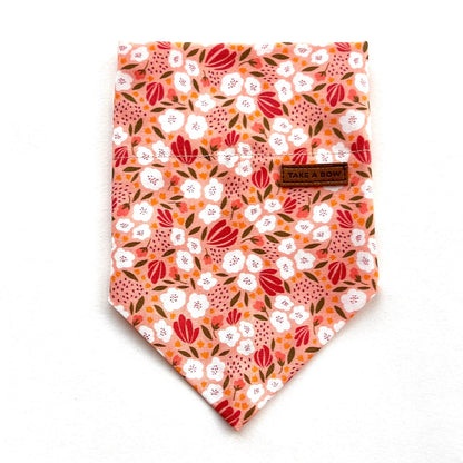 PEACH CAMELLIA // bandana