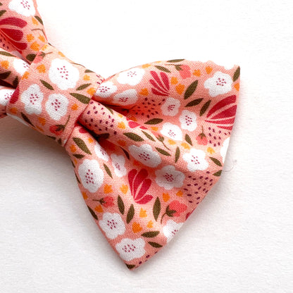 PEACH CAMELLIA // bow