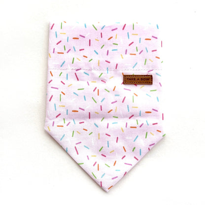 PAWTY SPRINKLES TAFFY PINK // bandana