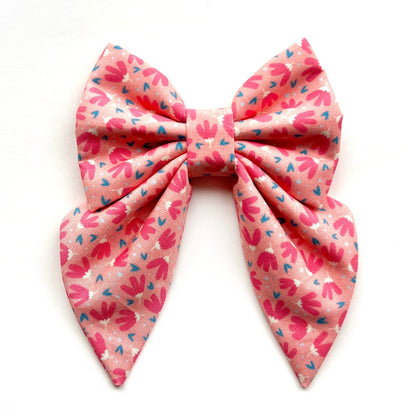 FLOWER POWER PINK // bow