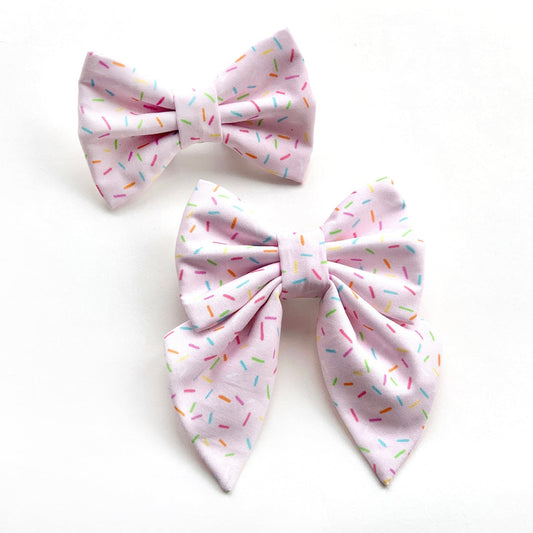 PAWTY SPRINKLES TAFFY PINK // bow