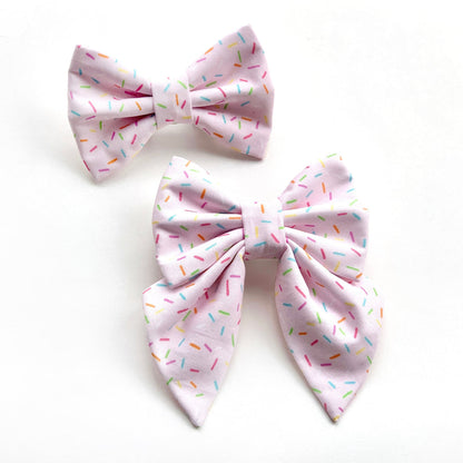 PAWTY SPRINKLES TAFFY PINK // bow