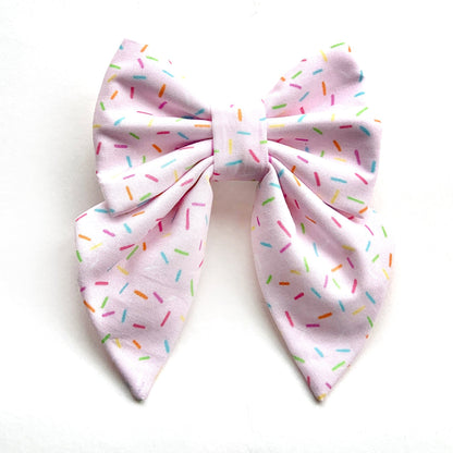 PAWTY SPRINKLES TAFFY PINK // bow