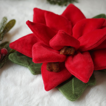 SNUFFLE POINSETTIA // nosework toy
