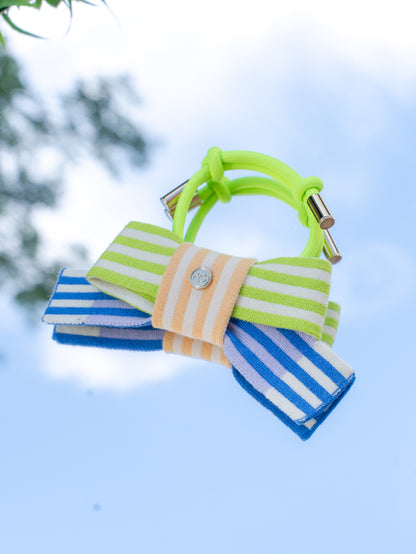 LIME CRUSH // knitted bow