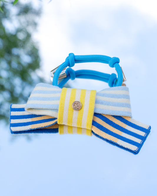 BLUE LAGOON // knitted bow