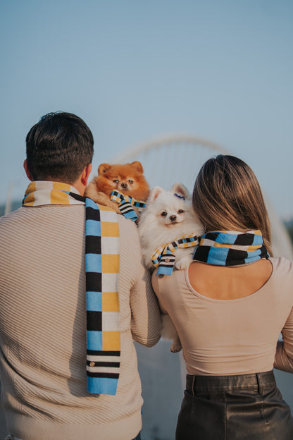 CHECKERED SCARF // pet & hooman scarf