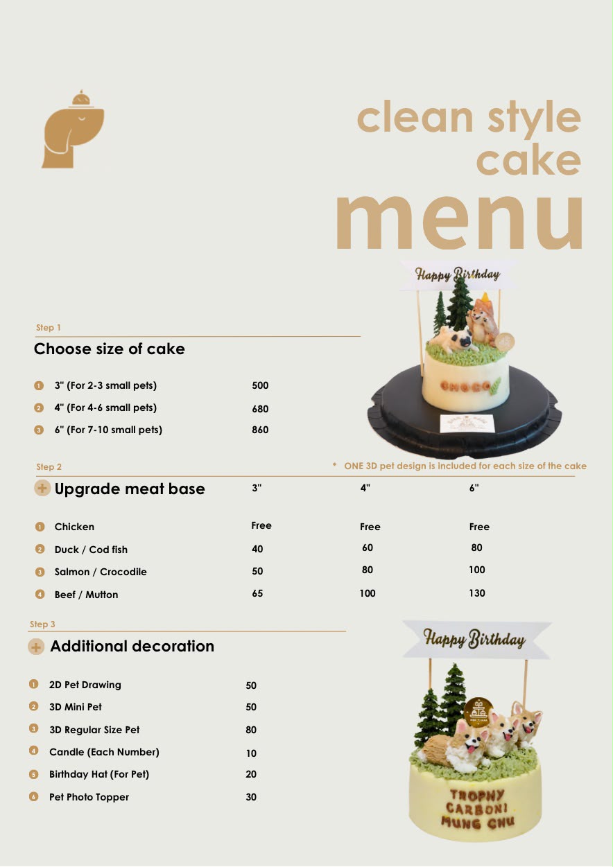 BESPOKE CLEAN STYLE // pet cake
