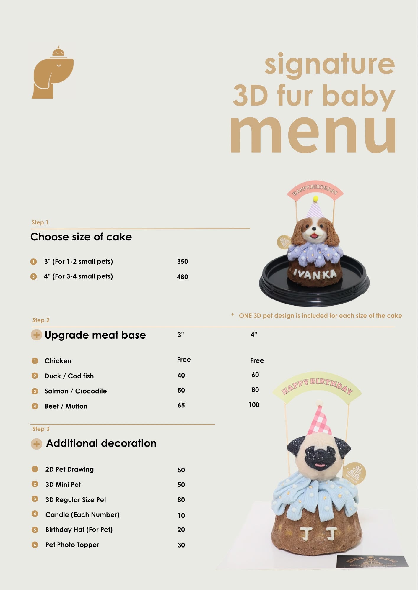 BESPOKE SIGNATURE HIGH.T BABIES // pet cake