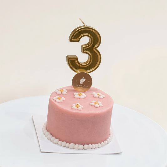PINKU FLORAL CAKE // pet cake