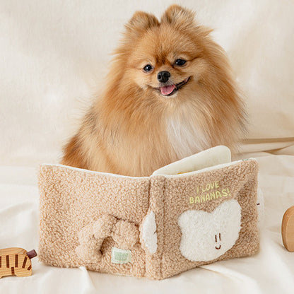 MONKEY FLUFFY SNUFFY // nosework book toy