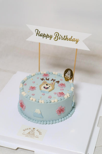 BESPOKE FLAT CAKE // pet cake