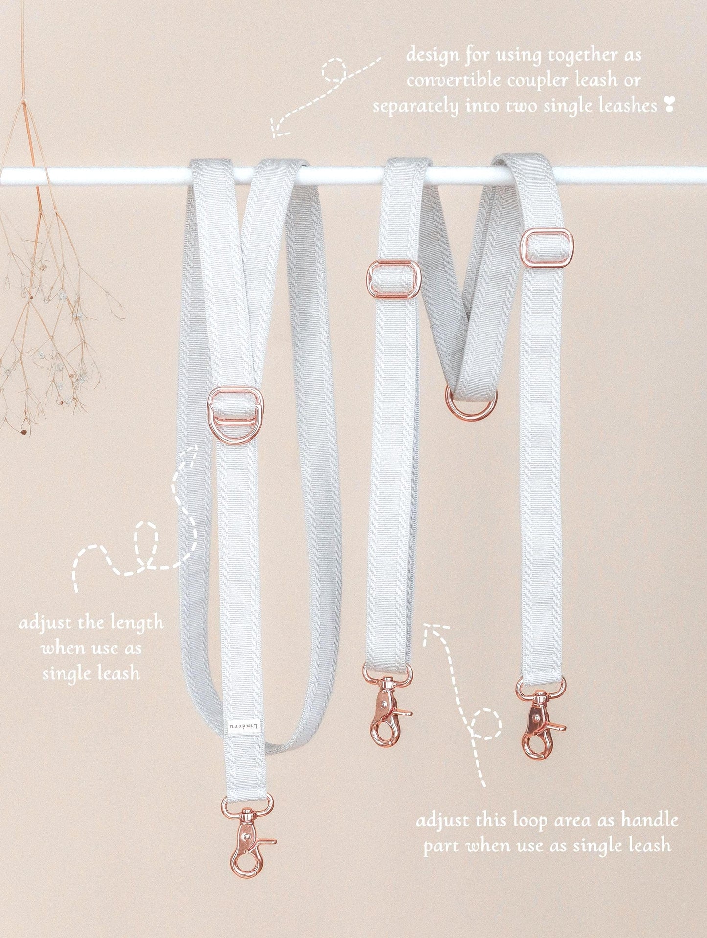 FUTAGO // crossbody coupler leash