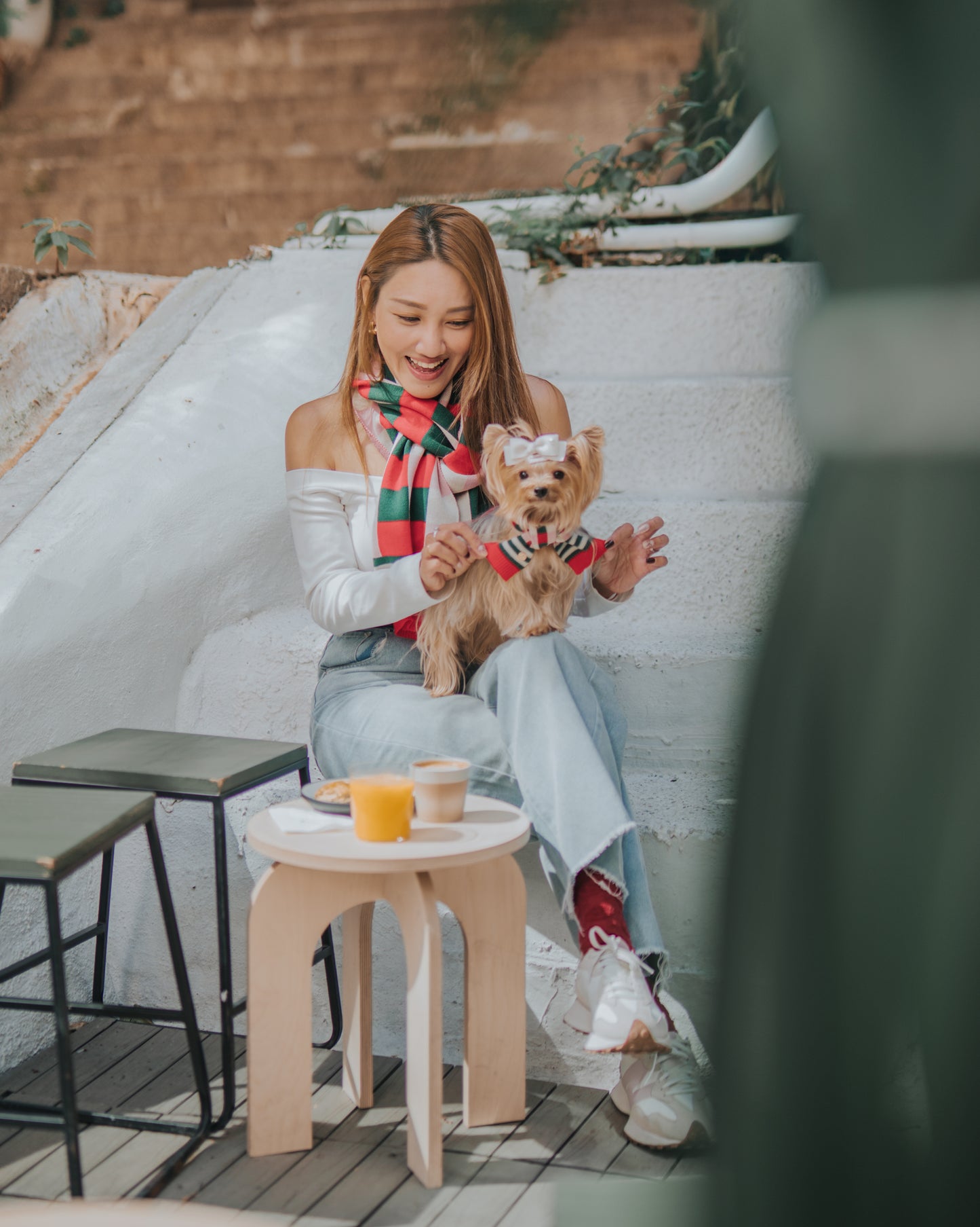 CHECKERED SCARF // pet & hooman scarf