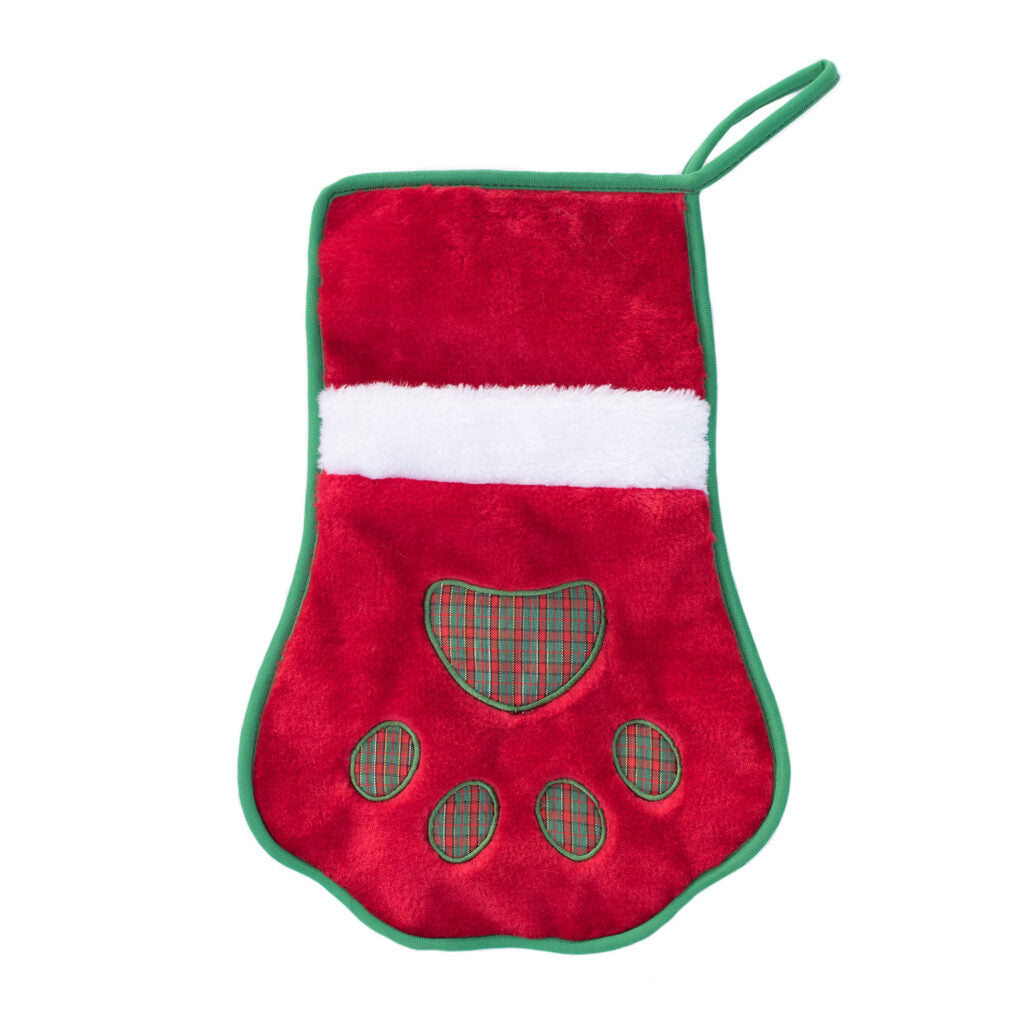 RED PAW HOLIDAY STOCKING // plush toy