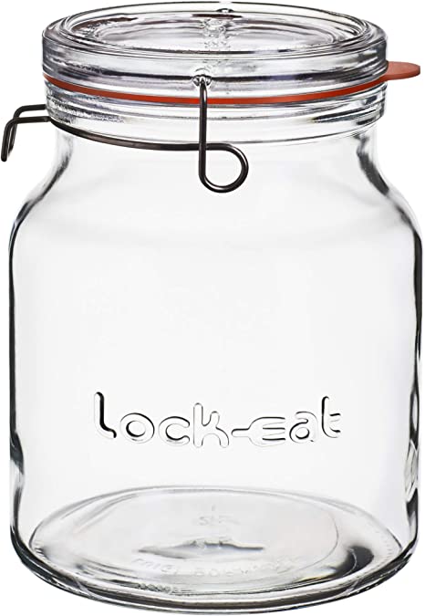 Lock-Eat Glass Container